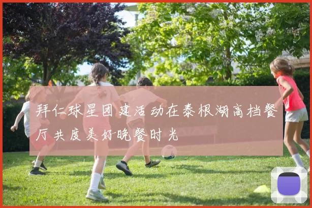 拜仁球星团建活动在泰根湖高档餐厅共度美好晚餐时光